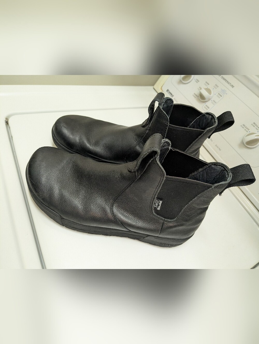 LEMS "Chelsea" Tuff Black Boot, Unisex Mens 10/Wmns Sz 11.5, EUC!!!